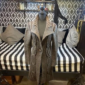 Warm Long Chunky Knit Sweater